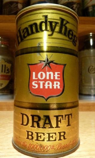 Lone Star Gold Handy Keg Tab Top Can - Usbc 88 - 30 - Rare -