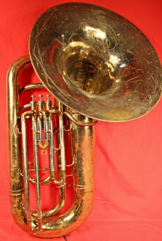 Vintage Besson Bbb Tuba; Removable Recording Bell