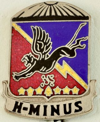 505th Infantry Regiment (abn) Crest Di/dui Pinback