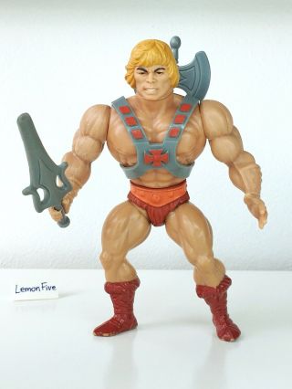 Motu - He - Man - Sword,  Axe & Harness Vintage Mattel 80s Figure 1