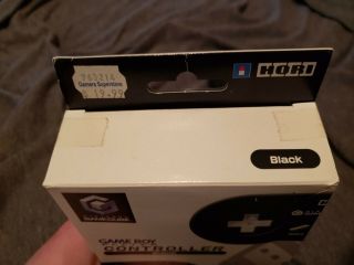 Hori GameCube Controller Black Game Boy Player ULTRA RARE U.  S.  VERSION 9
