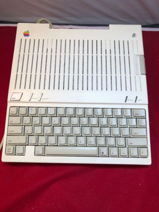 Vintage Apple IIc Plus Personal Computer Model A2S4000 With Power Adapter 2