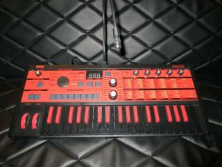 Korg Microkorg Keyboard Synthesizer Red Black Limited Edition Rare