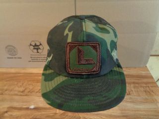 Vintage Nos Louisville Mfg.  Lawson Patch Mesh Camo Snapback Trucker Hat Usa (s2)