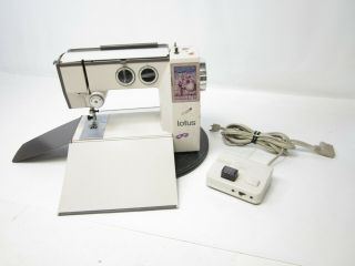 Vintage Elna Lotus Tsp Type 25 Portable Swiss Made Sewing Machine