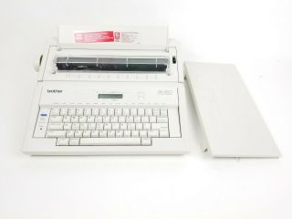 Vintage Brother Electronic Typewriter Ax - 450 W/ Cover & Ribbon -