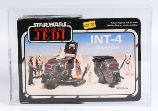 Vintage Star Wars 1983 Afa Cas 80 Palitoy/clipper Int - 4 Rotj Uncirculated Mib