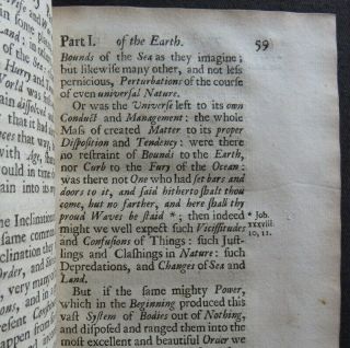 Rare ESSAY NATURAL HISTORY EARTH 1702 WOODWARD Geology MINERALS RIVERS SEAS 8