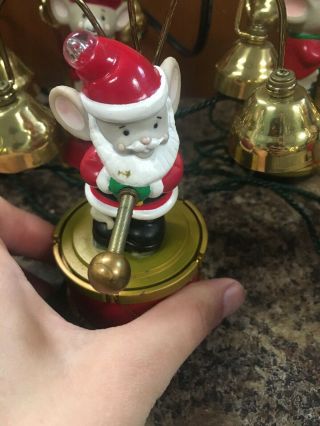 Vintage Mr.  Christmas Santa ' s Marching Band Animated Mice Christmas Carols 8