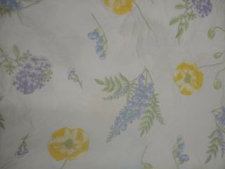 Yves Delorme Vintage King Floral Cotton Duvet Cover Made In France