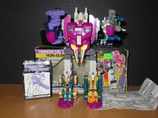 Transformers G1 Abominus 100 Complete Vintage W/hun - Gurrr Box