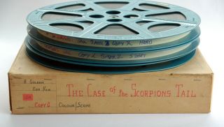 Vintage 16mm Film: The Case of the Scorpion ' s Tail (1971) George Hilton,  Rare 3