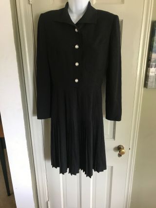 Vintage Valentino Night Women’s Black Dress Size 8