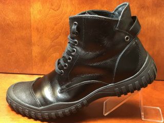 Cole Haan Mens Size 10.  5m C06918 Black Leather Ankle Boots Vintage Rare