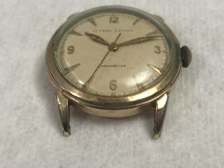 Vintage Ulysse Nardin Chronometer Watch 10K Gold Filled Watch (No Band) 2