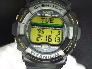 Casio Vintage Digital Watch G - Shock Titanium Mrg - 1 1556 200m Diver Scuba
