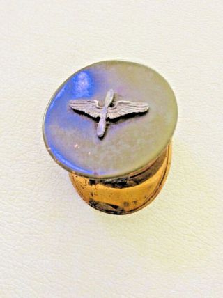 Rare Ww2 World War Propeller Wing Cap Badge Opens Up Us Military Pilot