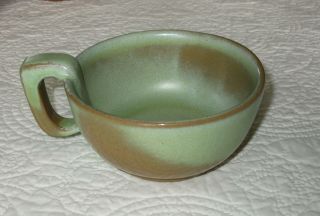 Vtg Frankoma Pottery Set of 4 Soup Chili Cups Mug Bowls 4SC LAZY BONES 1968 3