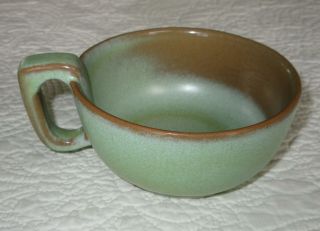 Vtg Frankoma Pottery Set of 4 Soup Chili Cups Mug Bowls 4SC LAZY BONES 1968 5