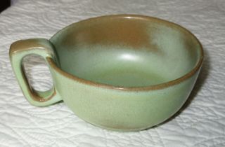Vtg Frankoma Pottery Set of 4 Soup Chili Cups Mug Bowls 4SC LAZY BONES 1968 7
