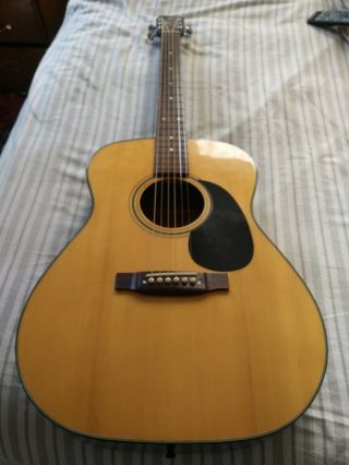 Vintage C.  G.  Conn Acoustic Guitar F - 11 Made In Japan 70 
