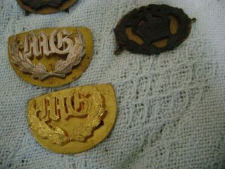 6 Vintage WW2 Australian Machine Gunners Badges And Other 4