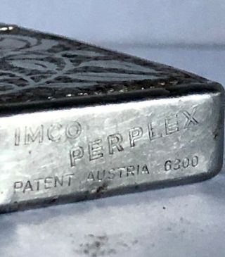 Vintage lighter Imco 6300 Perplex Extremely Rare 8