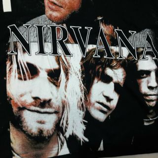 Vintage NIRVANA T SHIRT Kurt Cobain 3