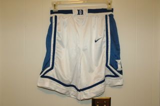 Vintage Nike Duke Blue Devils Basketball Jersey Shorts Sz 34 Medium Usa Made