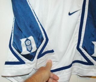 Vintage Nike Duke Blue Devils Basketball Jersey Shorts Sz 34 Medium USA Made 3