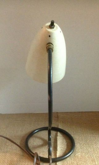 Vintage Mid Century Modern Lamp Light Fiberglass Desk 2