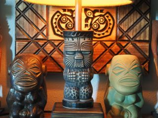 Vintage Moonraker Tiki Mug - Tiki Lamp - Otagiri - Custom Lamp