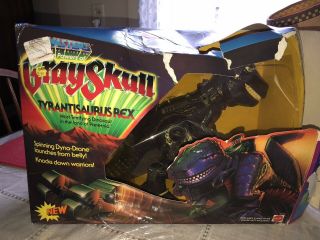He - Man Masters Of The Universe T - Rex Dinosaur Tyrantisaurus With Drone Rare Motu