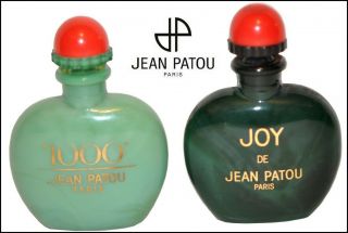 2 Vintage French Jean Patou Paris Perfume Bottles For 