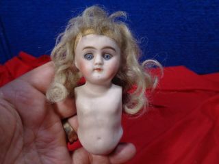 Antique Miniature Bisque Doll.  A12.  French??