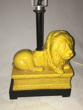 Frederick Cooper Tyndale LION LAMP CERAMIC VINTAGE Lighting Table 2