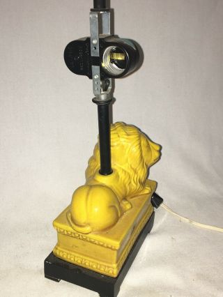 Frederick Cooper Tyndale LION LAMP CERAMIC VINTAGE Lighting Table 4