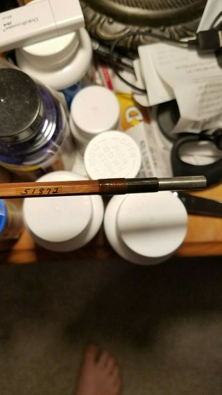 Vintage Orvis Impregnated Bamboo Battenkill Fly Rod 8 1/2 ft 1 tip never fished 9