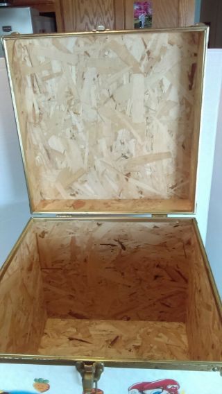 VTG Nintendo Mario Zelda Wood Storage Chest Box Trunk 16 x 16 x 16 6