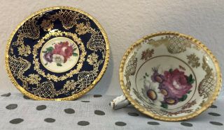 Vintage Paragon Tea Cup And Saucer By Appointment Her Majesty Queen Elizabeth