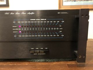 Vintage SAE 2400L Power Amplifier 2 Channel USA 3