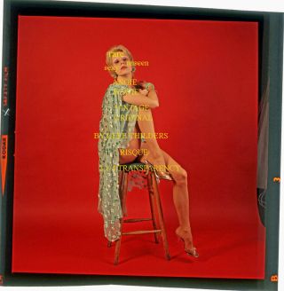 Angie Bowie Bare Hot Sexy Unseen Vintage Very Risque 2 1/4 Transparency