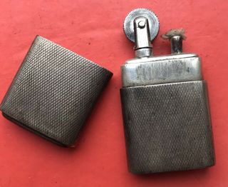 Vintage Solid Silver Lighter The Howitt 1943 - 44