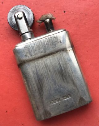 Vintage Solid Silver Lighter The Howitt 1943 - 44 4