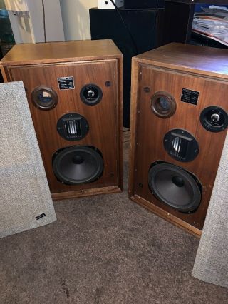 Rare Vintage Hitachi Full Range Speakers Japan Hs - 350 Sound