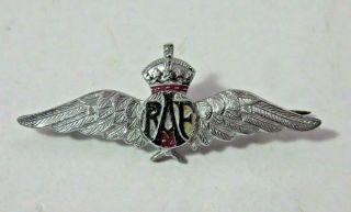 Vintage Raf Royal Airforce British Wings Pin