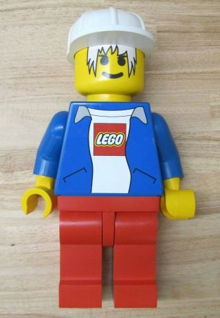 2 Lego 19 " Store Display Figure Vintage Retro Giant Minifigure