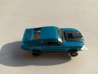 Vintage 1960s Aurora Thunderjet Ford Mustang Mach 1 One T - Jet Ho Slot Car