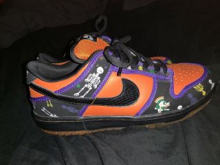 Nike Sb Dunk Low Pro Sb - Day Of The Dead - Size 10 - Extremely Rare