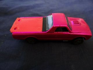 Vintage 1968 Mattel Hot Wheels Redline Custom Fleetside Car Usa